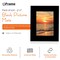 iFrame Pre-Cut Black Mats with Light Cream Bevel-Cut + Backing Boards + Transparent Clear Plastic Bags, Acid Free Photo Album Complete Set
